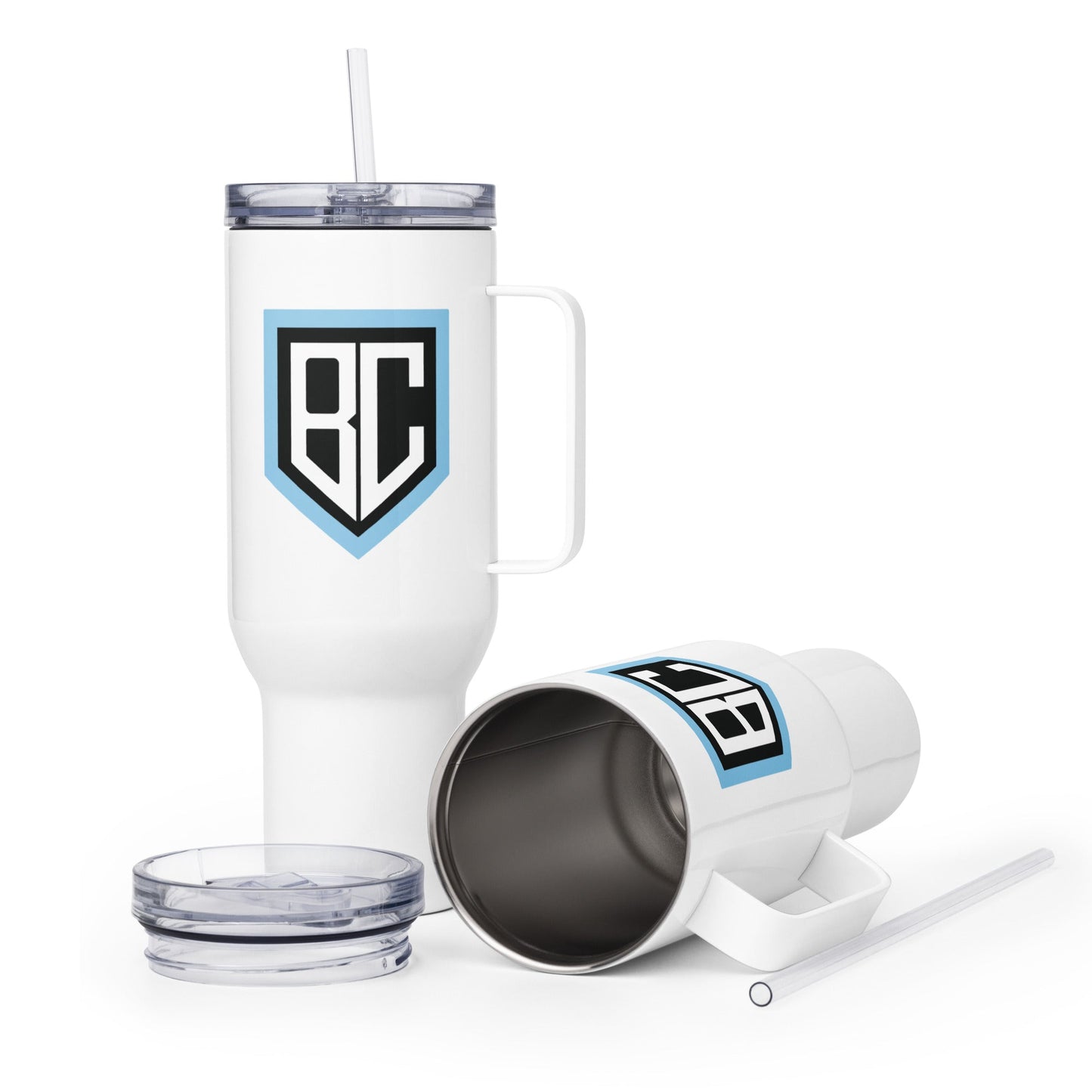 Travel Mug | Blue Collar Softball 2034 | Emblem Logo