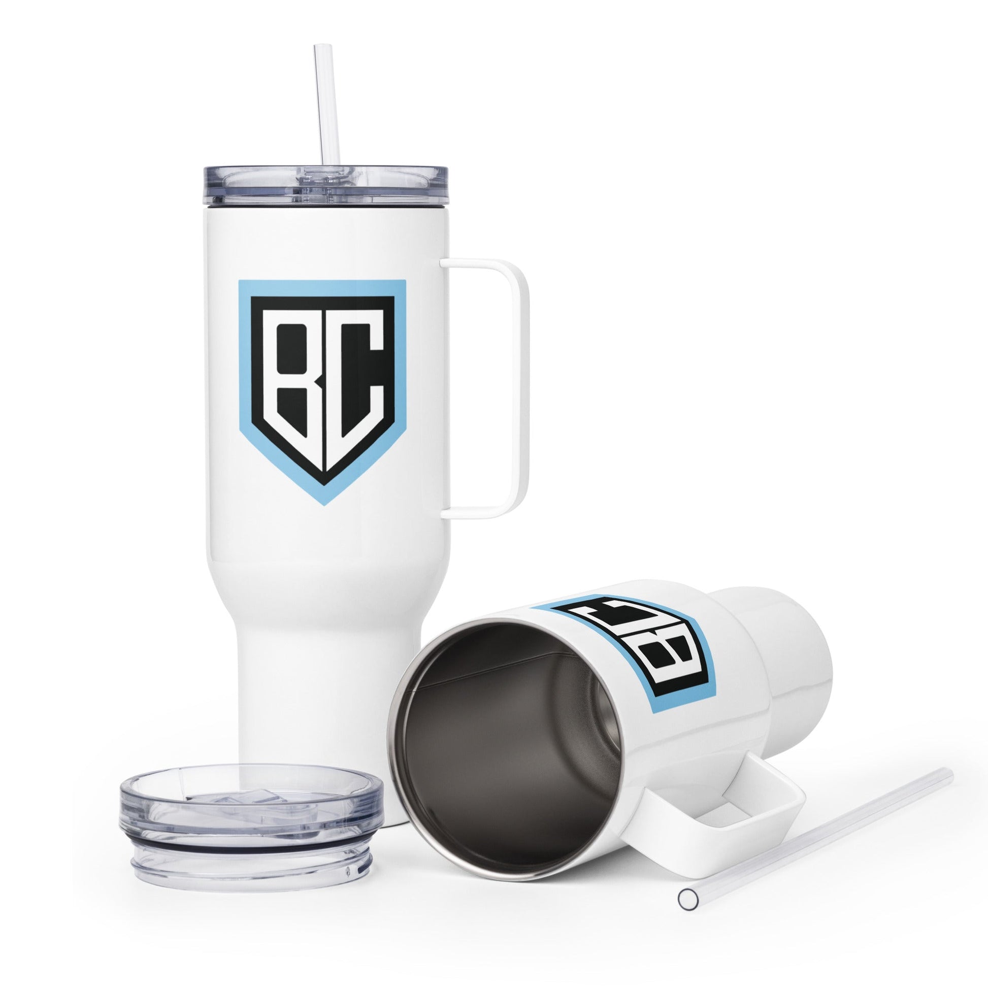 Travel Mug | Blue Collar Softball 2034 | Emblem Logo