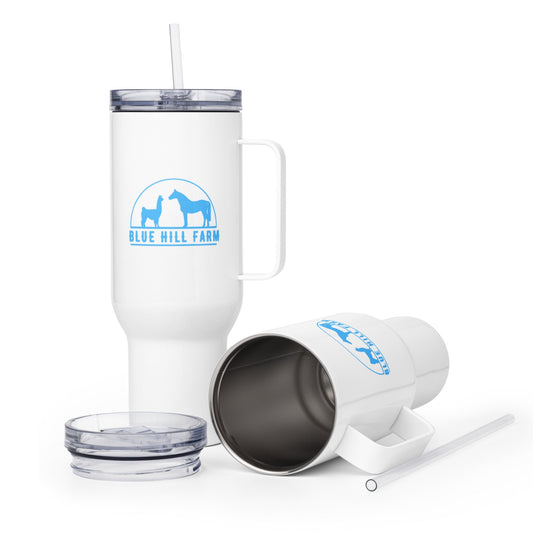 Travel Mug | Blue Hill Farm | Emblem Logo