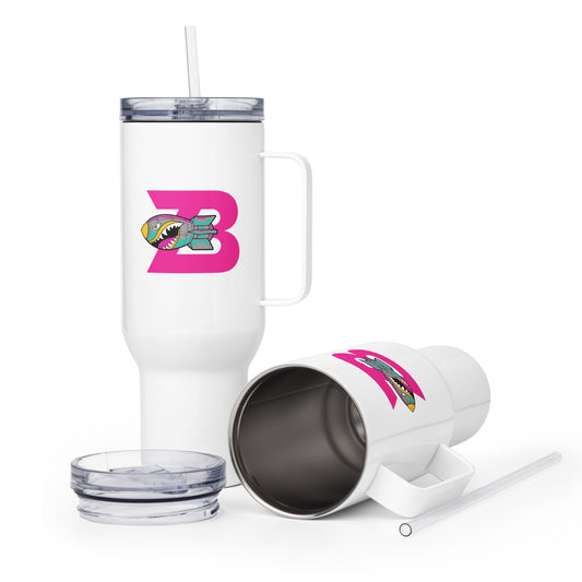 Travel Mug | Buffalo Bomb Squad 12u Softball | Lettermark Logo