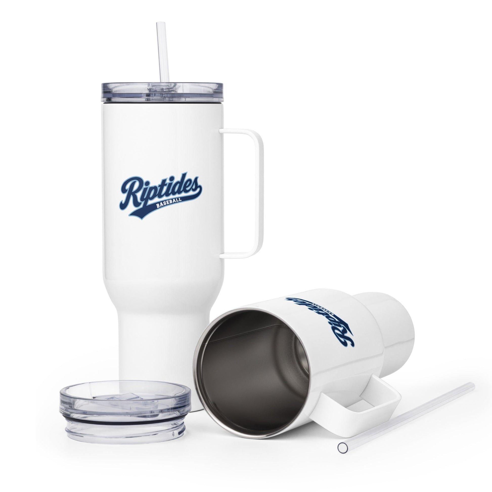 Travel Mug | Cape Riptides Baseball | Modern Script Logo