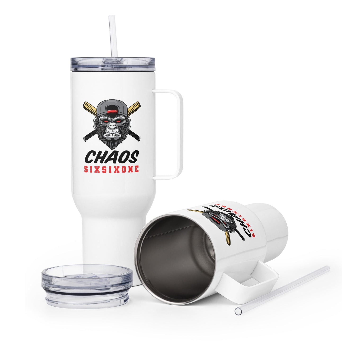Travel Mug | CHAOS 661 7u | SixSixOne Logo