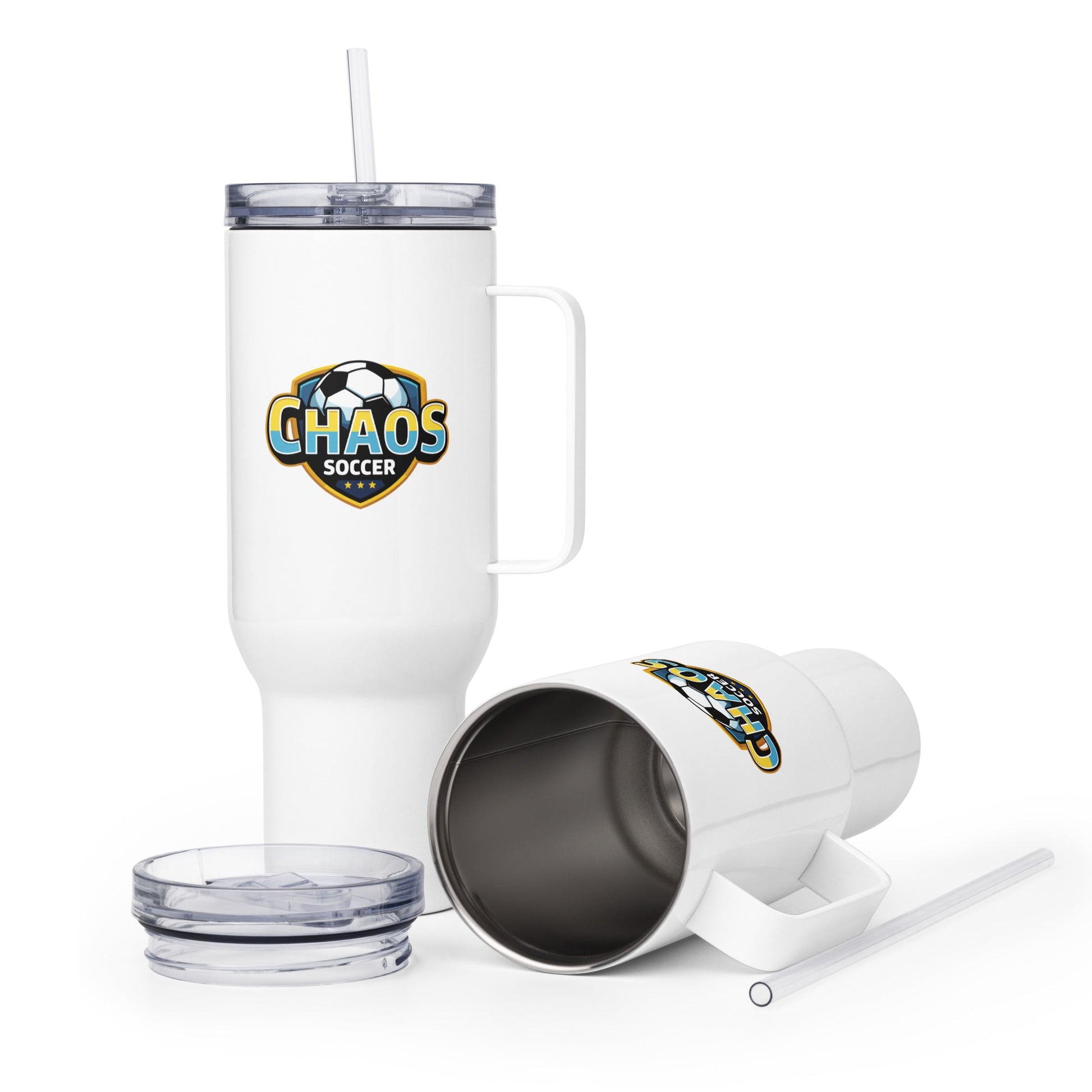 Travel Mug | Chaos Soccer | Logo