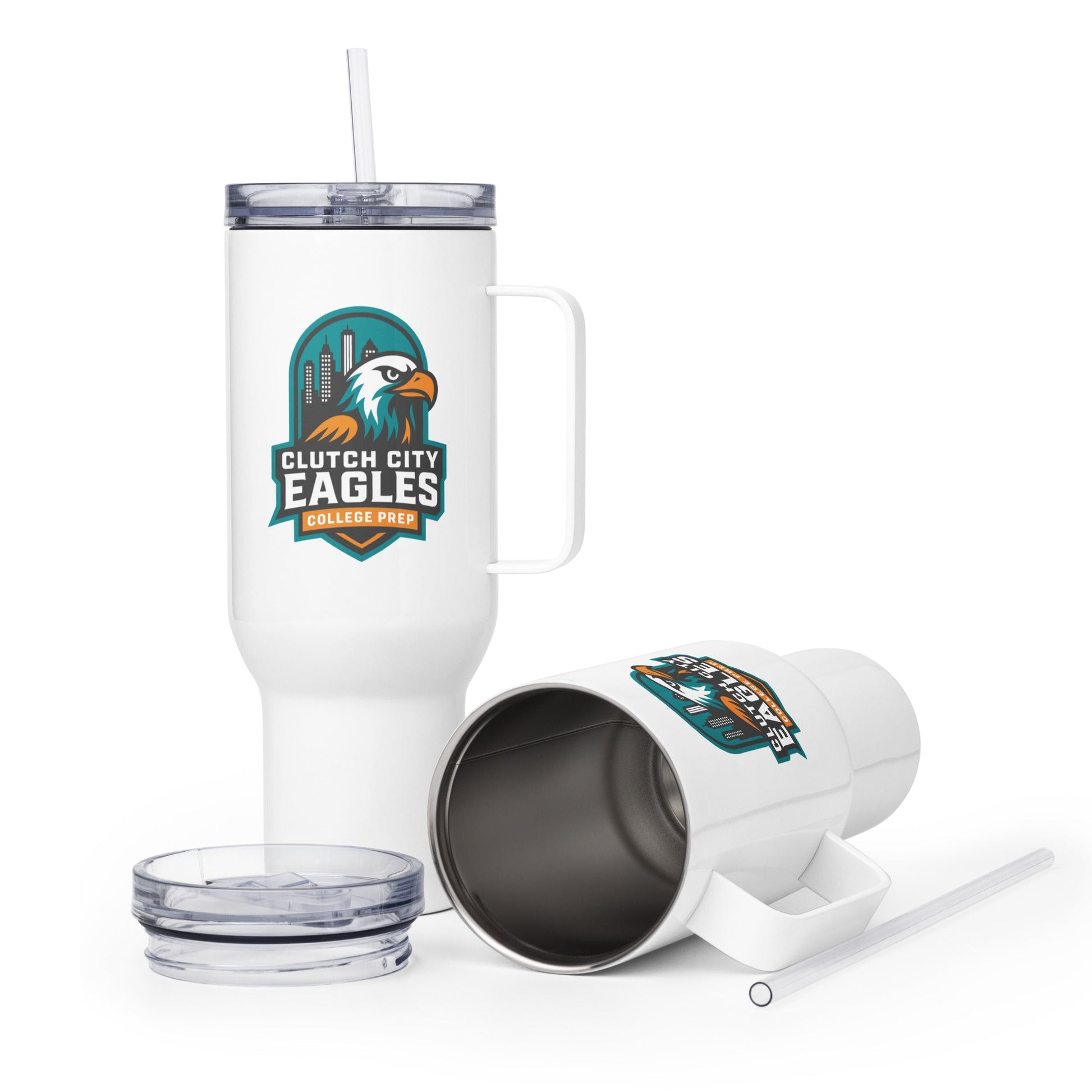 Travel Mug | Clutch City College Prep | Shield Logo