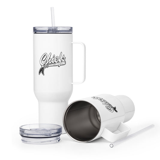 Travel Mug | Connetquot Chiefs | Letter Crest Logo