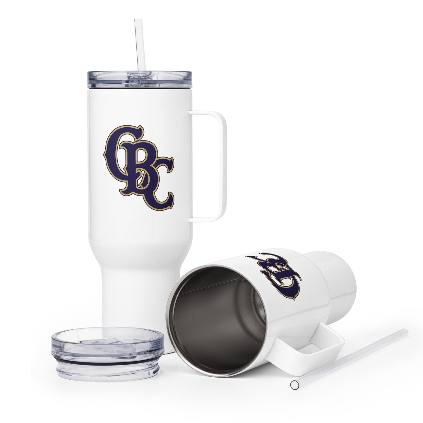 Travel Mug | Cougar Baseball Club | CBC Navy Logo