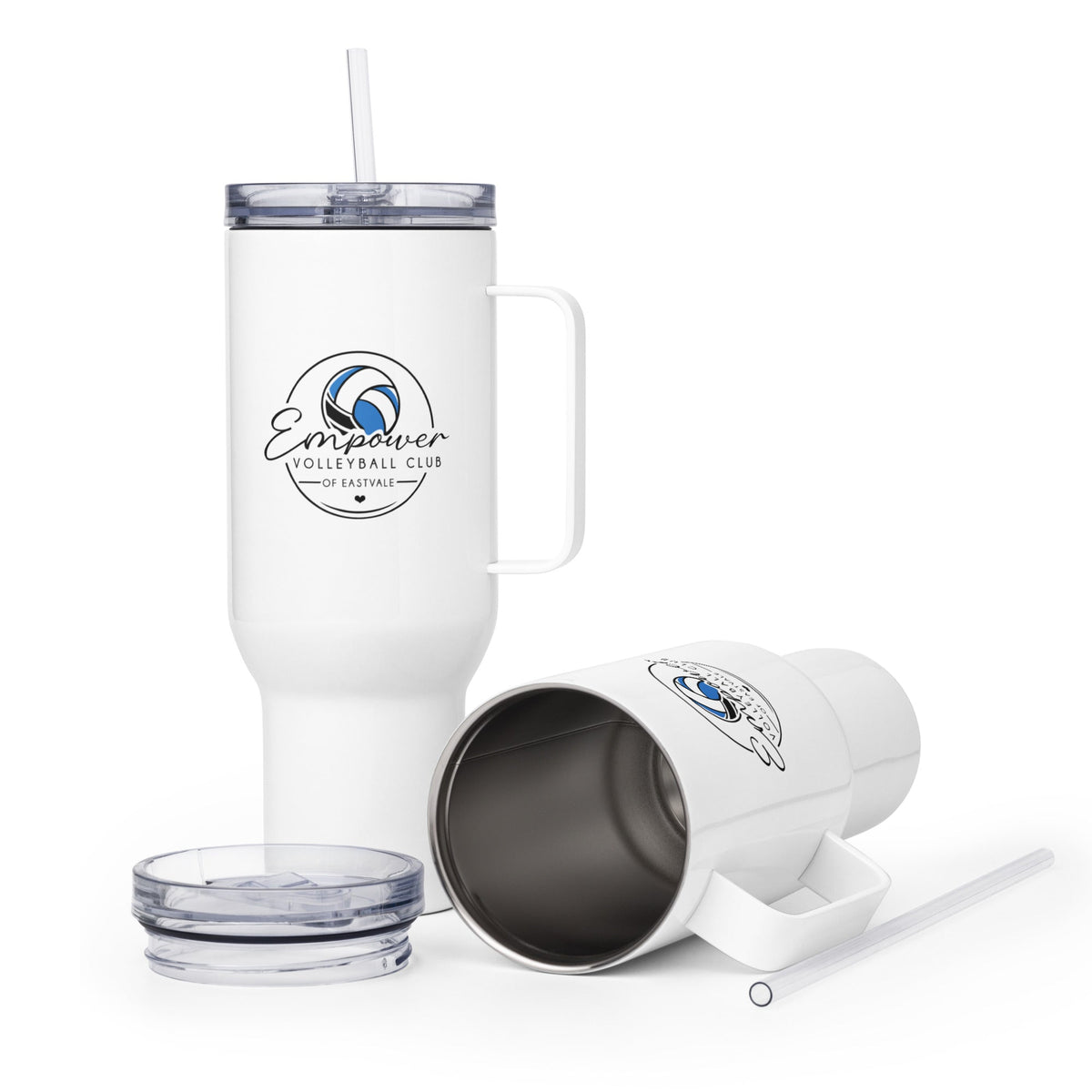 Travel Mug | Empower Volleyball Club | Icon Logo
