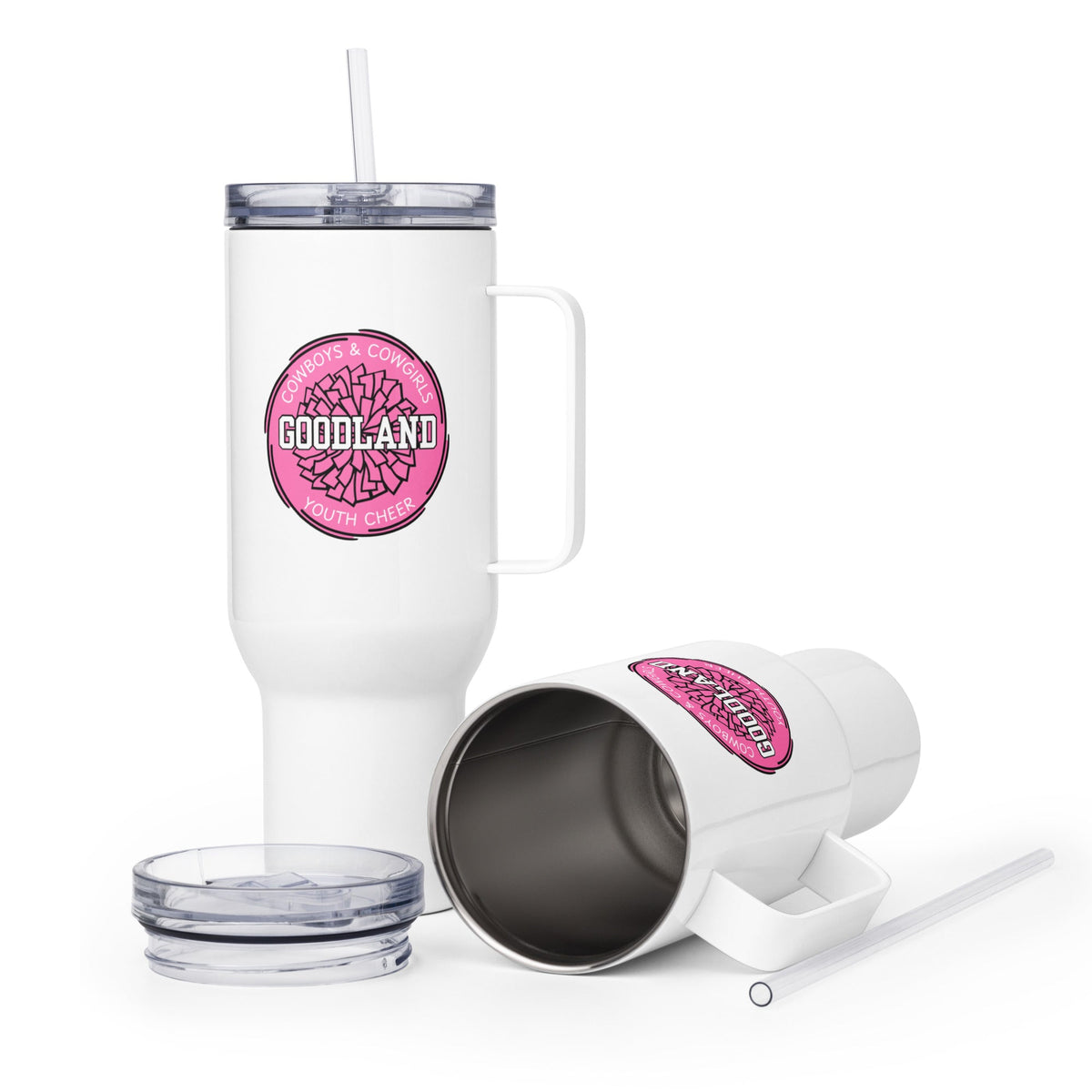 Travel Mug | Goodland Youth Cheer | Vanguard Logo