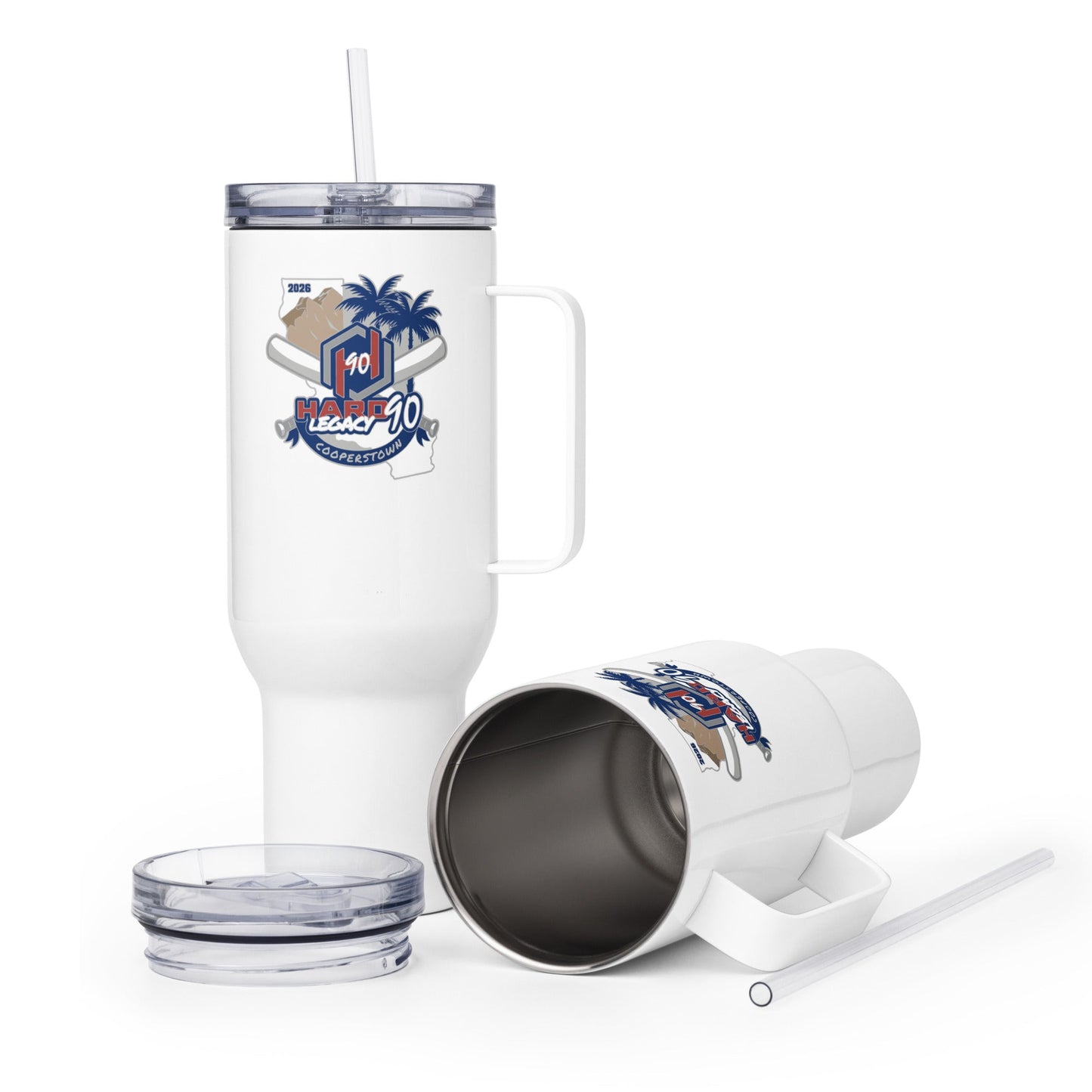 Travel Mug | Hard 90 Legacy | Badge Logo