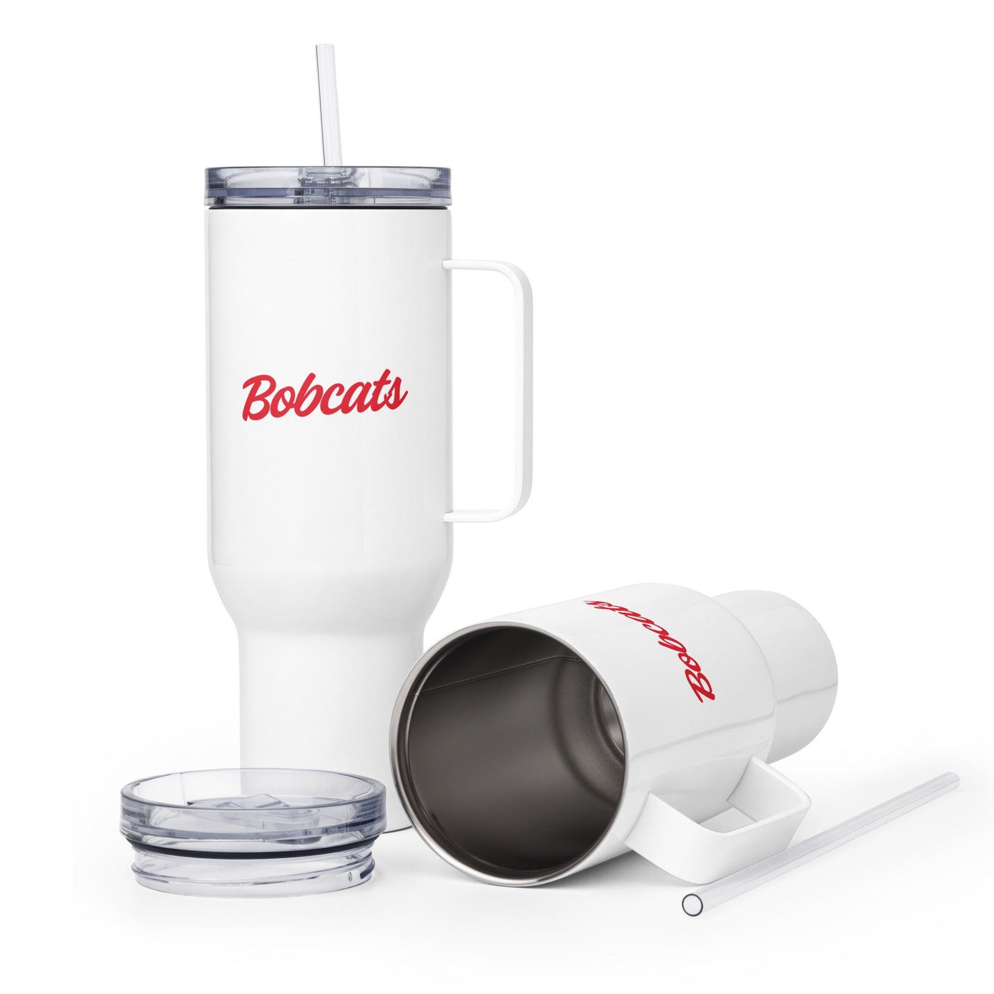 Travel Mug | Hemingford Bobcats | Script Logo