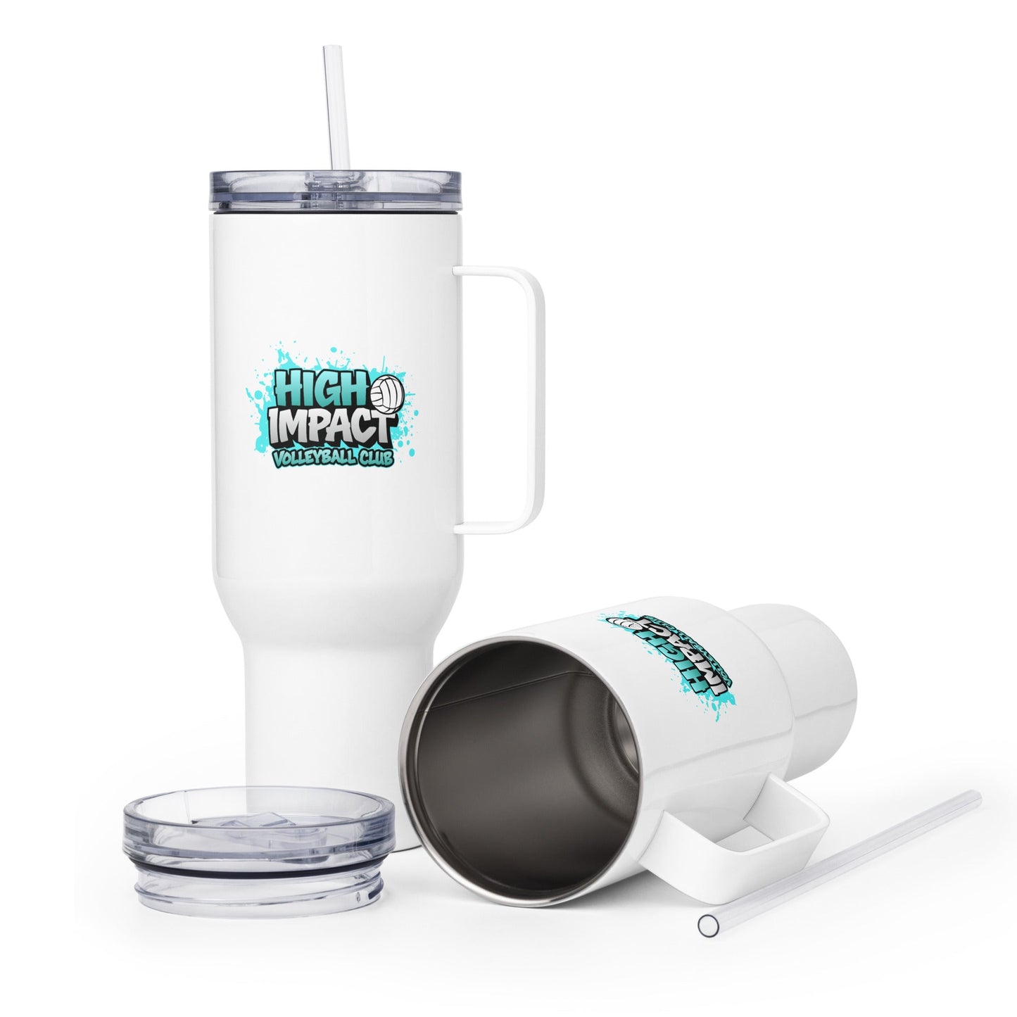 Travel Mug | High Impact VBC | Modern Script Logo