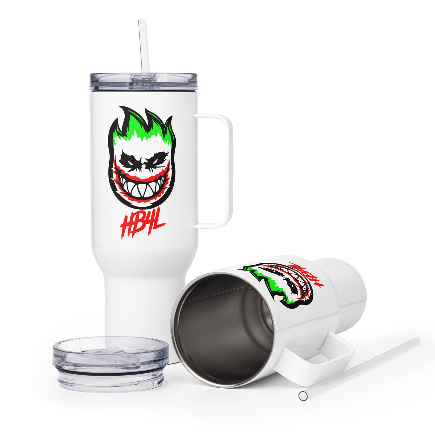 Travel Mug | HOTBOYZ | Giggle Flame Logo