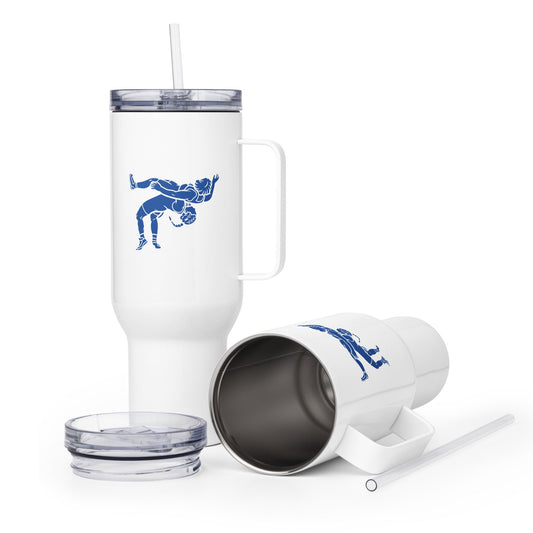 Travel Mug | Lady Senators Wrestling | Wrestler Logo