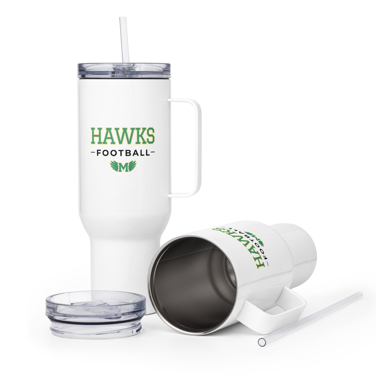 Travel Mug | Lake Minneola Hawks Football | Mark Logo