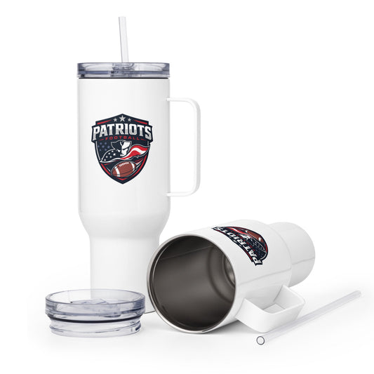 Travel Mug | LFMS Athletics | Patriots Football Logo