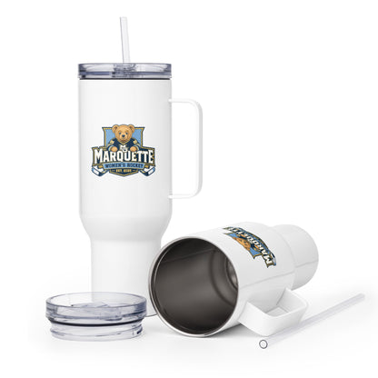 Travel Mug | Marquette University Women's Hockey | Bear Athletics Logo