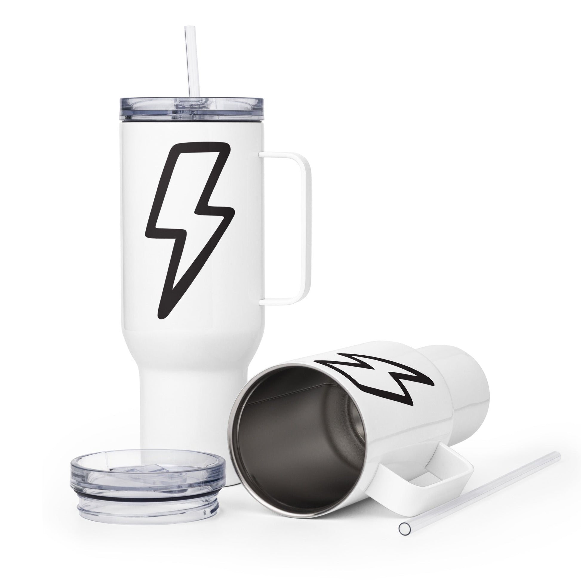 Travel Mug | Maximum Voltage Athletics District | Titan Thunder Logo