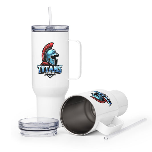 Travel Mug | Mighty Titans Baseball | Crest Logo