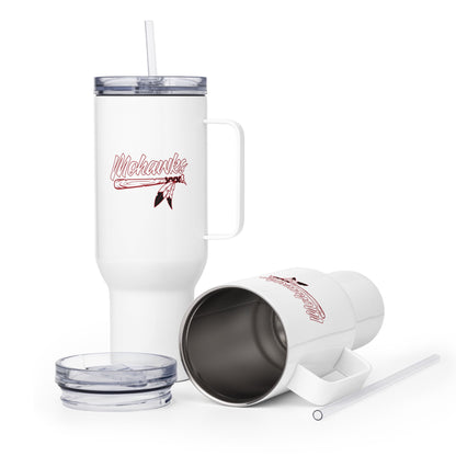 Travel Mug | Mohawks | Victory Feather Logo