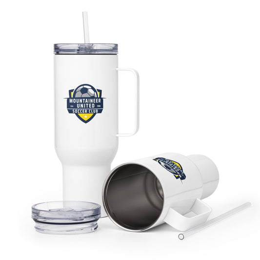Travel Mug | Mountaineer United Soccer Club | Alpine Crest Logo