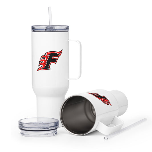Travel Mug | New Oxford Girls Softball Association | Lettermark Logo