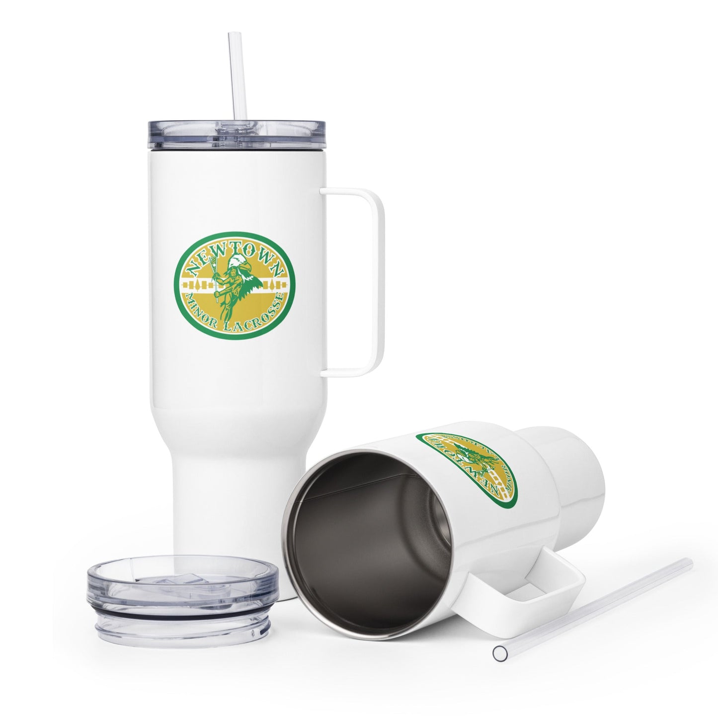 Travel Mug | Newtown Minor Lacrosse | Emblem Logo