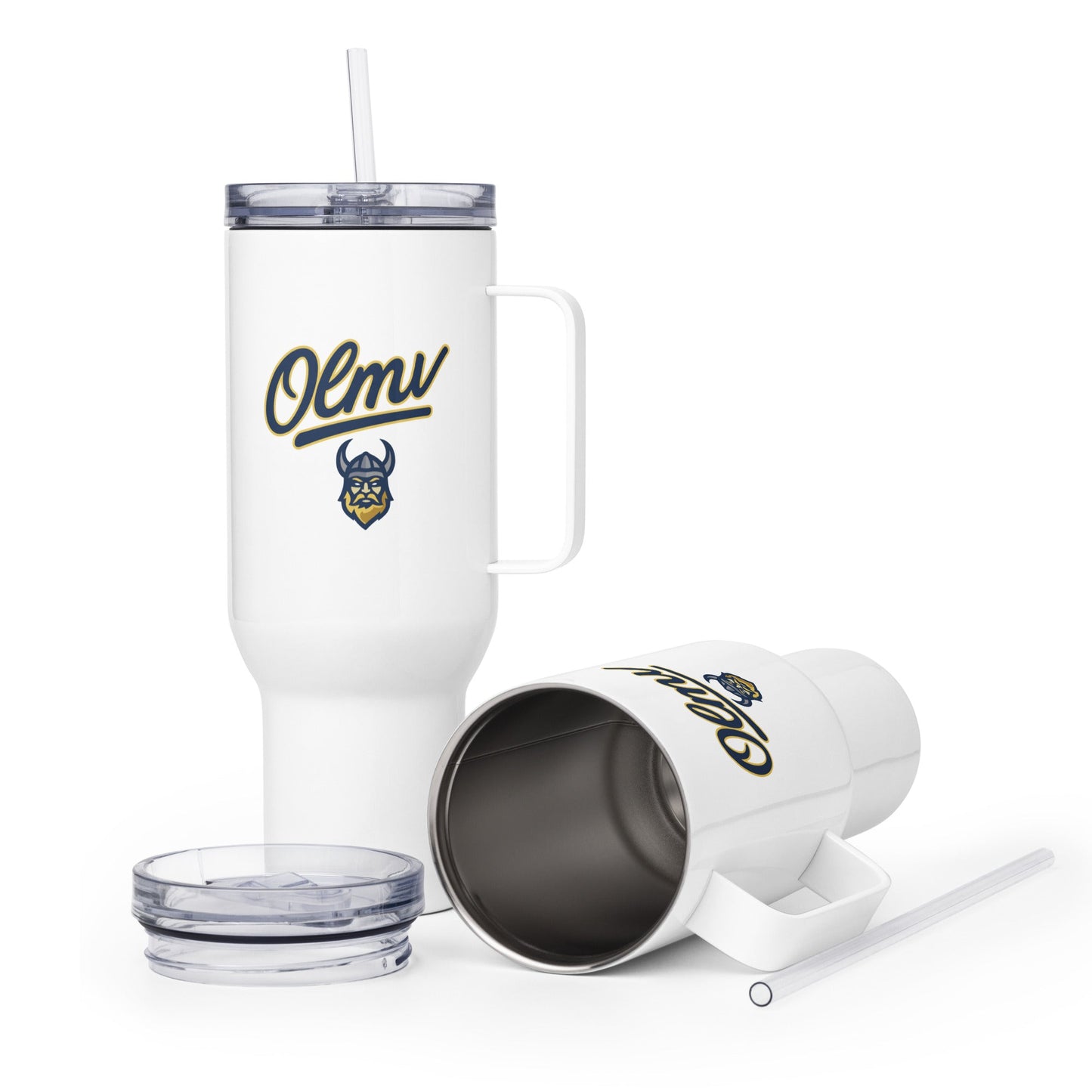Travel Mug | OLMV Vikings | Script Logo