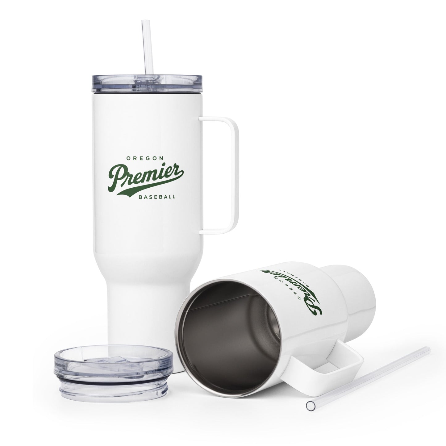 Travel Mug | Oregon Premier Baseball | Premier Logo