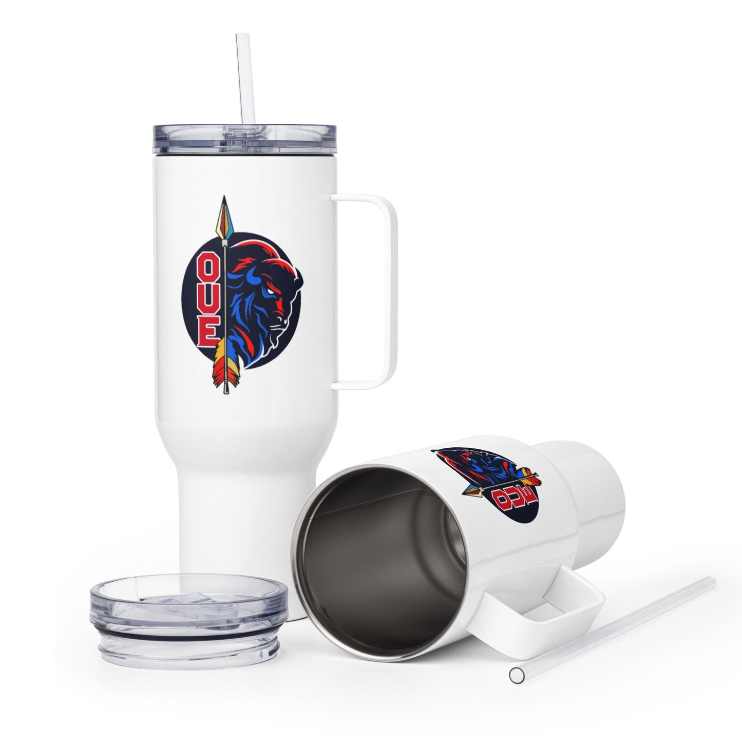 Travel Mug | OUE | Badge Logo