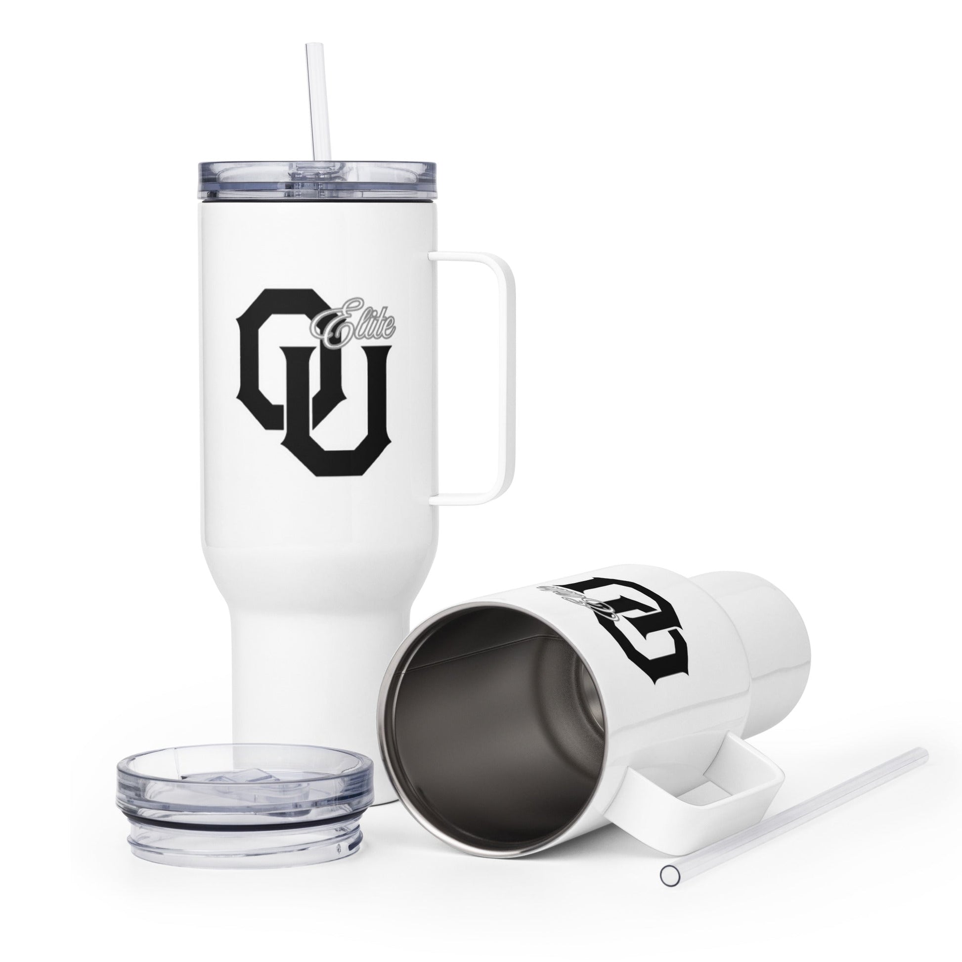Travel Mug | OUE | Mark Logo