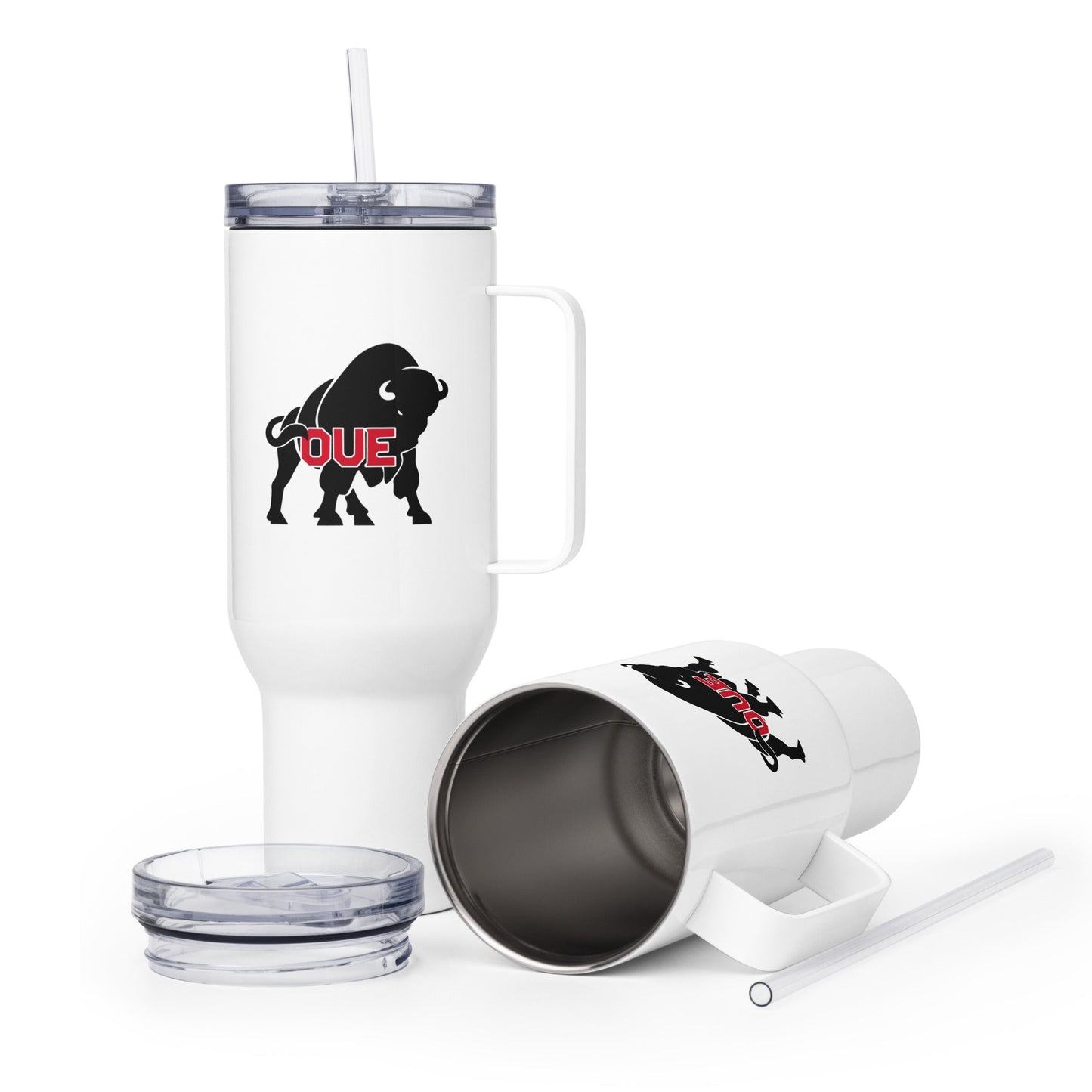 Travel Mug | OUE | Mascot Logo