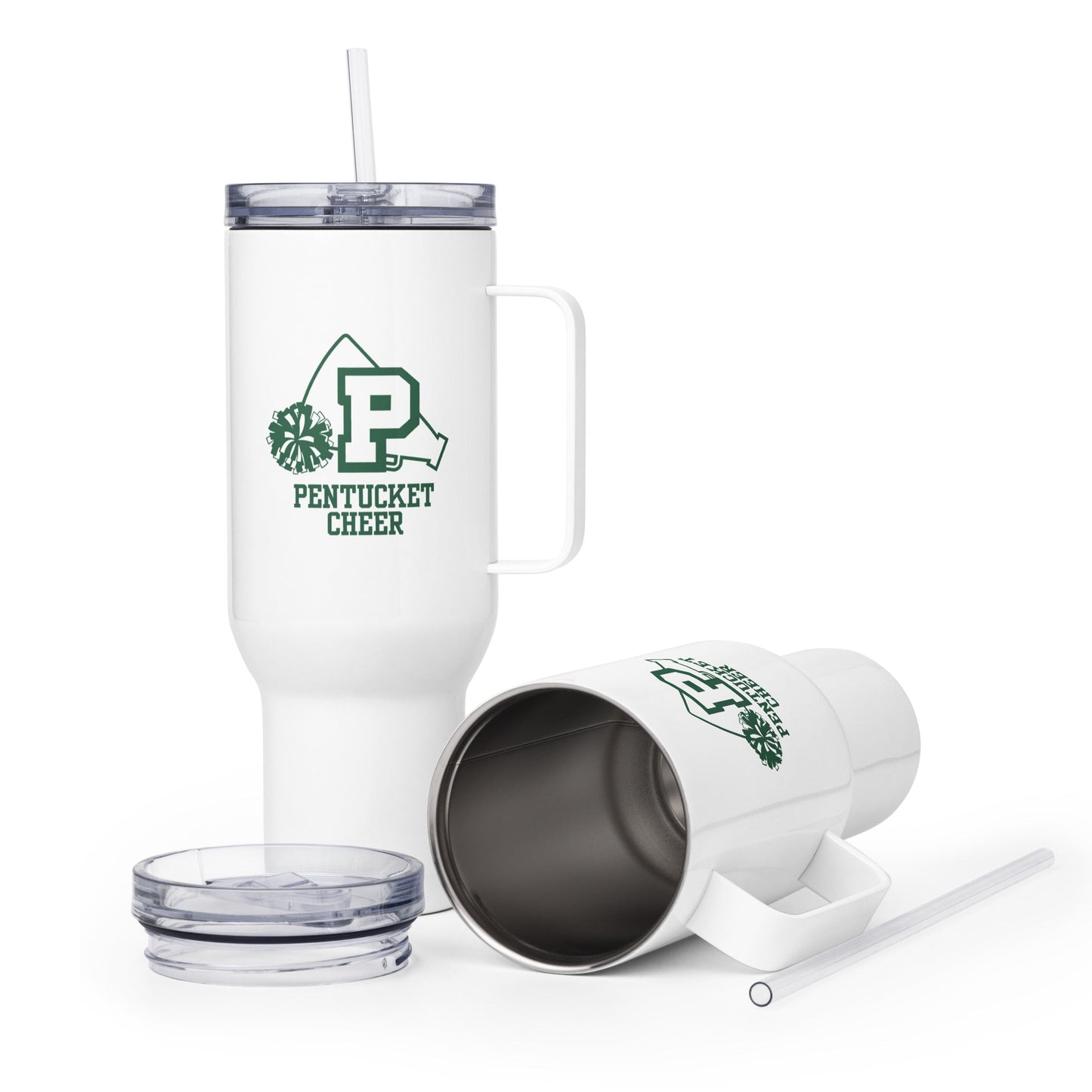Travel Mug | Pentucket Youth Football and Cheer | Sideline Vanguard Logo