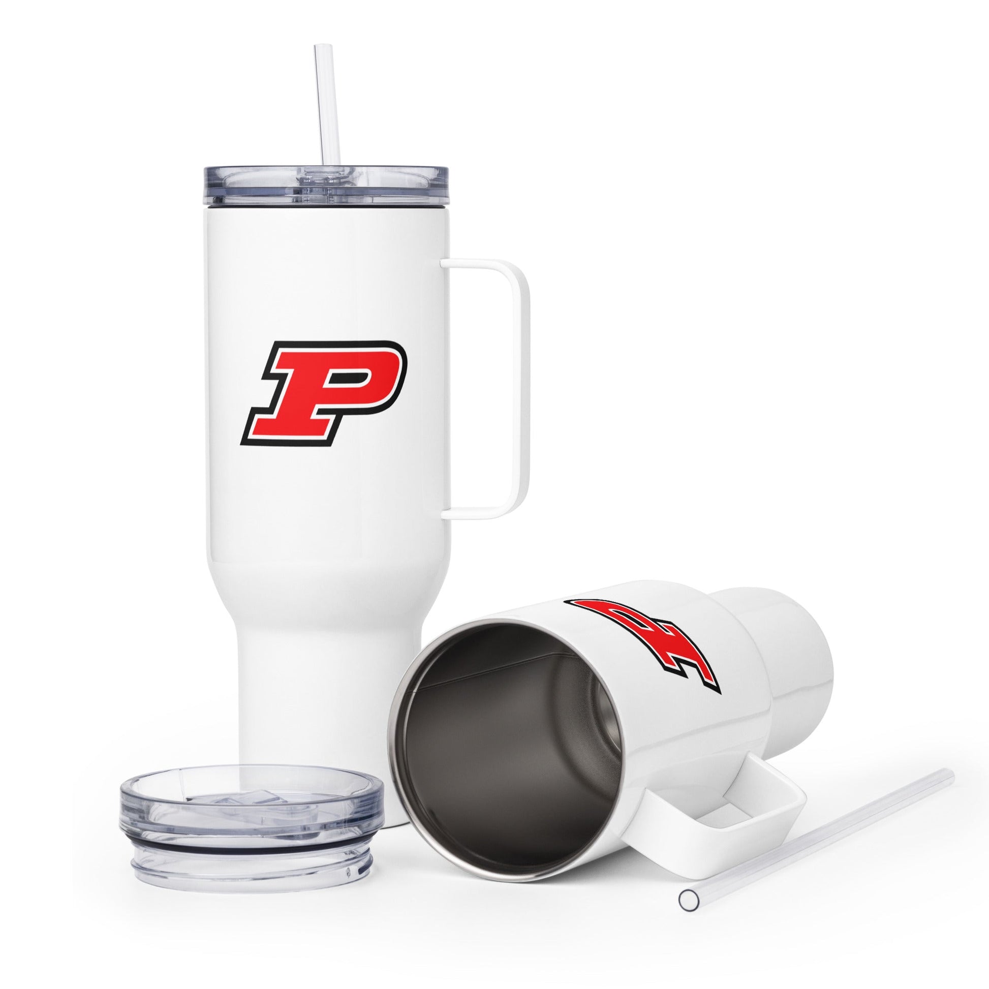 Travel Mug | Pisgah Rec League | Block P Logo