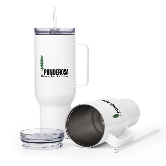 Travel Mug | ponderosa reunion | Memorial Logo