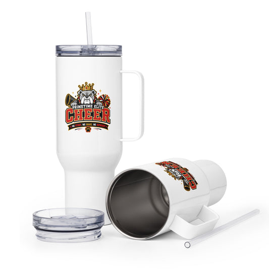 Travel Mug | PTE Bulldog Cheer | Crest Logo