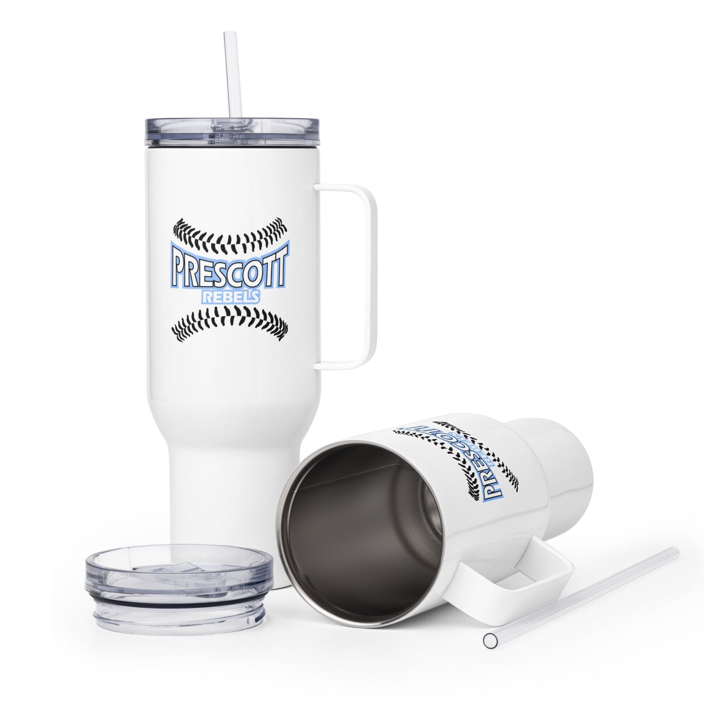 Travel Mug | Rebels baseball club | Vanguard Logo