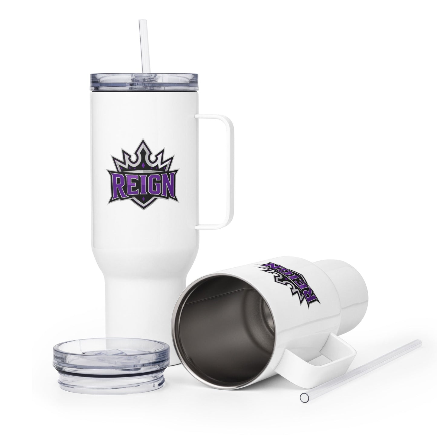 Travel Mug | REIGN 10U Softball | Emblem Logo