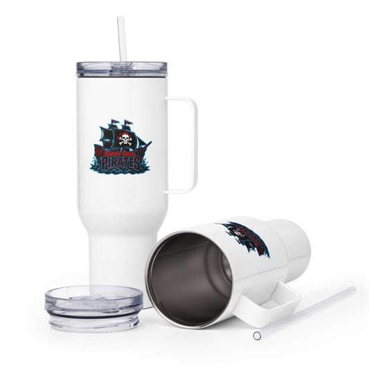 Travel Mug | Roanoke Rapids Pirates | Black Sail Battlers Logo