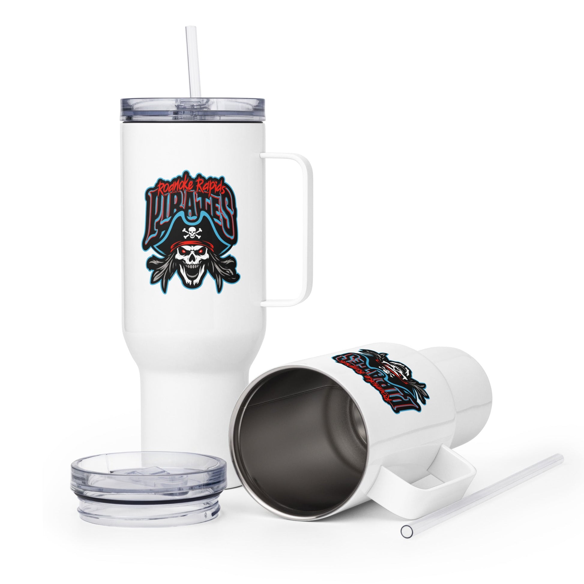 Travel Mug | Roanoke Rapids Pirates | Reaver Captain Logo
