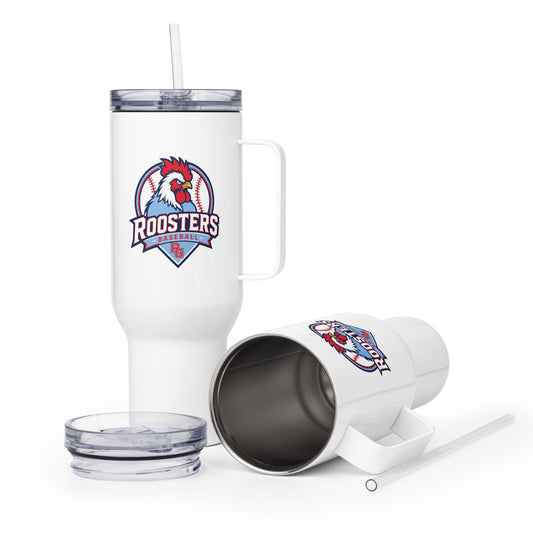 Travel Mug | Rooster Nation | Athletic Crest Logo