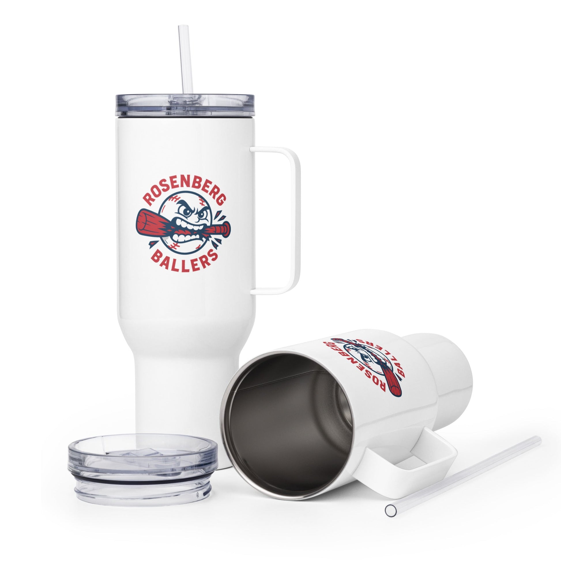 Travel Mug | Rosenberg Ballers | Vanguard Logo