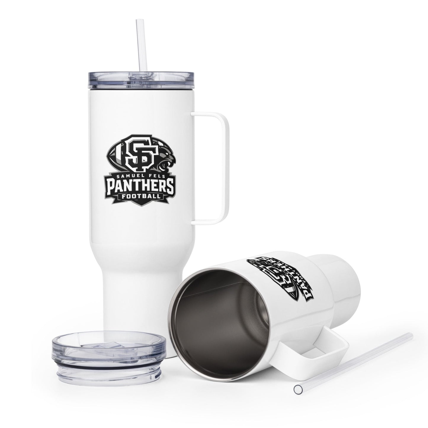 Travel Mug | Samuel Fels Football | Emblem Logo