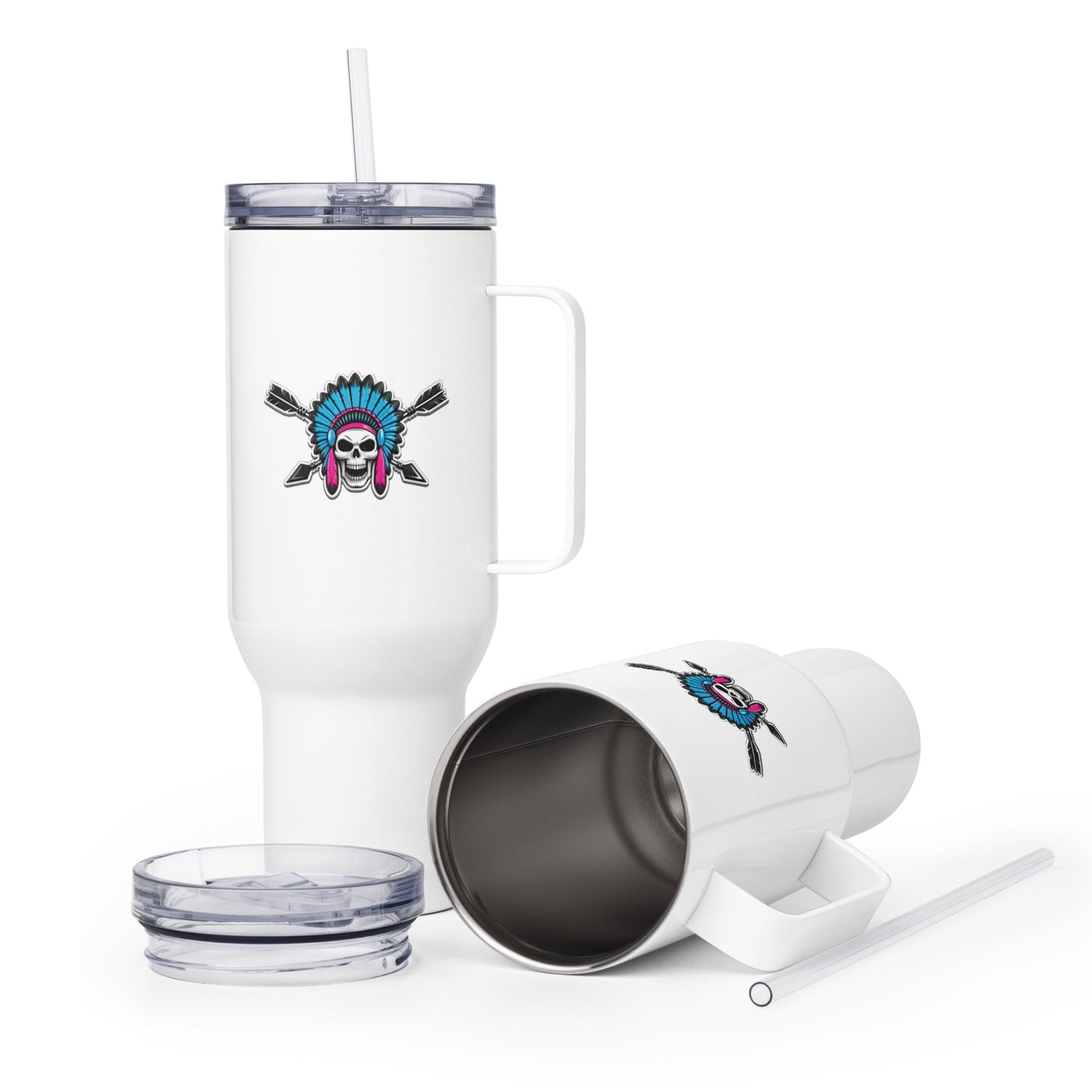 Travel Mug | Savage Softball | Chief Skullcrest Logo