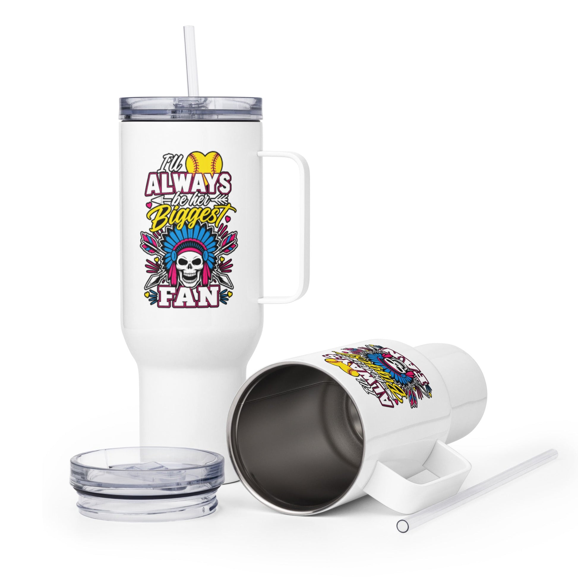 Travel Mug | Savage Softball | Crest Logo