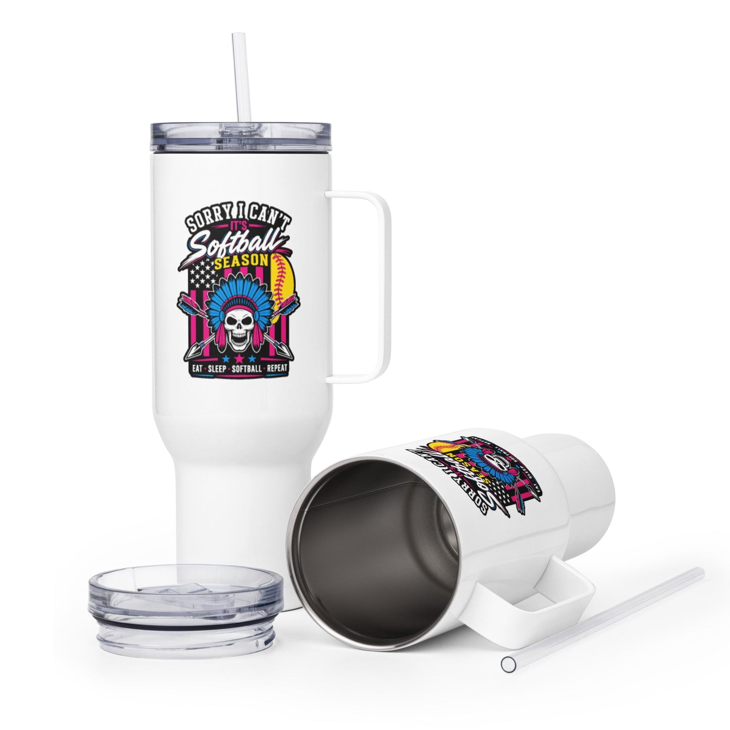 Travel Mug | Savage Softball | Tribal Ace Logo