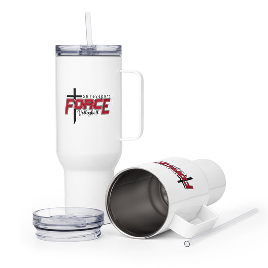 Travel Mug | Shreveport Force Volleyball | Crest Logo