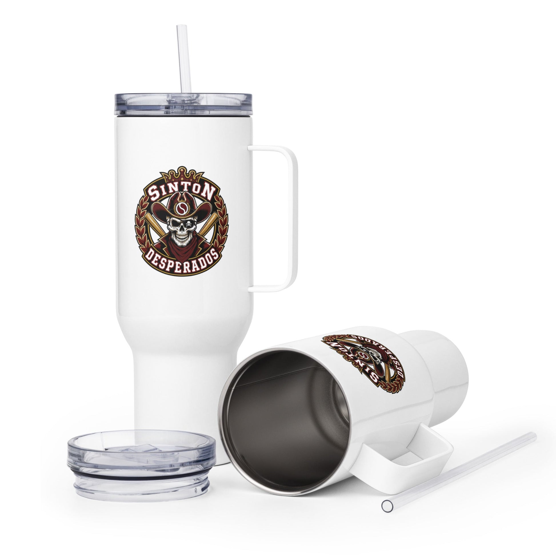 Travel Mug | Sinton Desperados Baseball | Ridge Varsity Logo