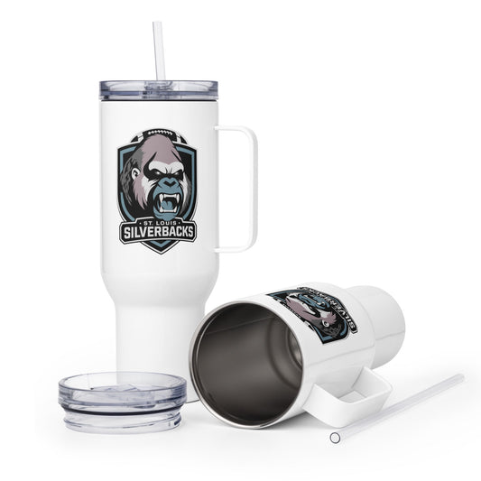 Travel Mug | St. Louis Silverbacks Women’s Football Team | Shield Logo