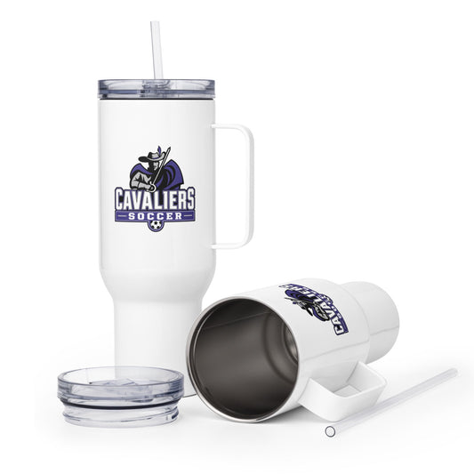 Travel Mug | STM Soccer | Vanguard Logo