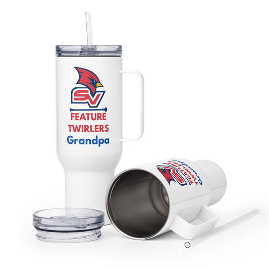 Travel Mug | SVSU Feature twirlers | Grandpa Logo